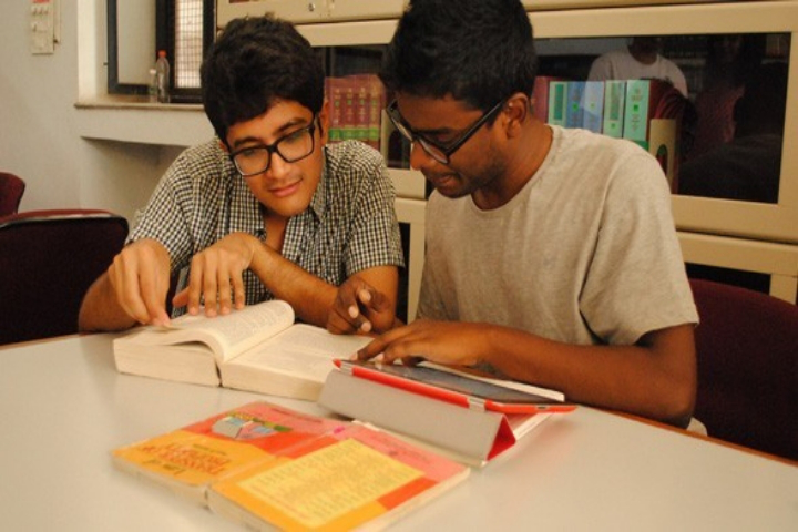 NALSAR University of Law, Hyderabad Students in Library of NALSAR University of Law Hyderabad